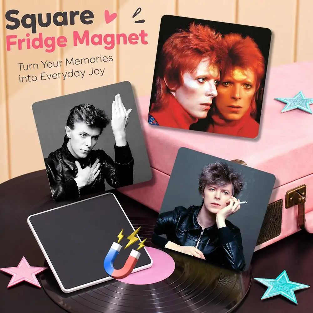 FOR David Bowie Jazz Rock Magnetic Refrigerator Magnets Cute And Creative Refrigerator Magnets Souvenirs And Gifts