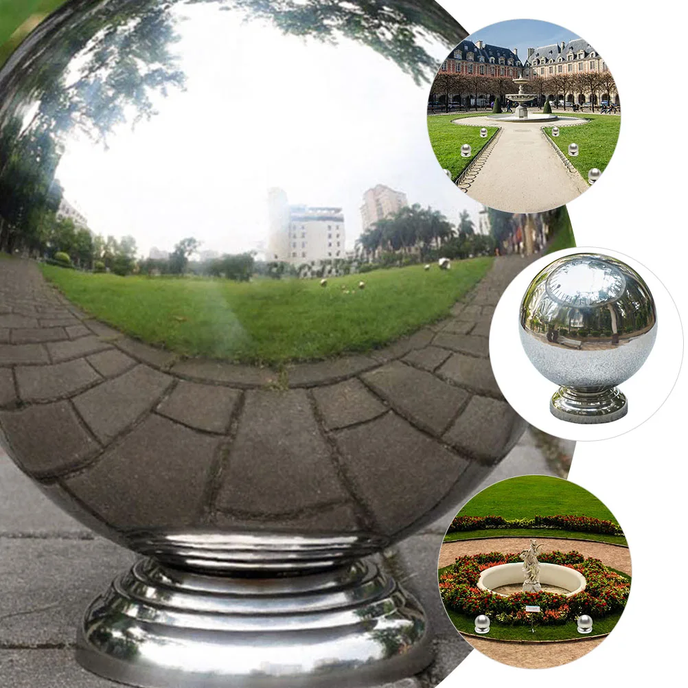 

Metal Garden Reflective Ball Stand Stainless Steel Base For Outdoor Gazing Globe Display Garden Sphere Holder Decorative