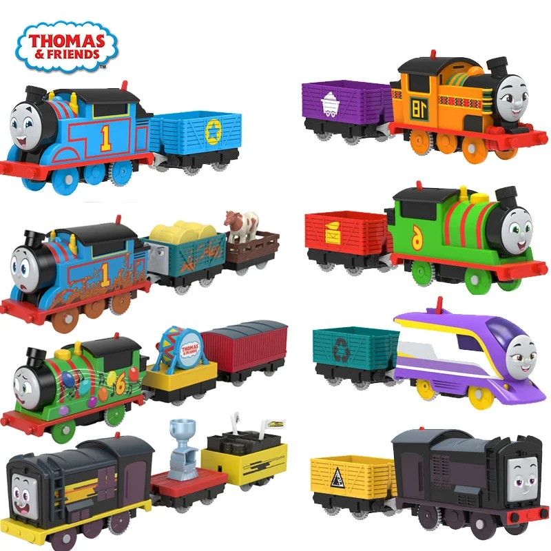 

Original Thomas and Friends Train Toy Track Master 1:43 Trains Metal Model Car Material Toys for Children Brinquedos Kids Gift