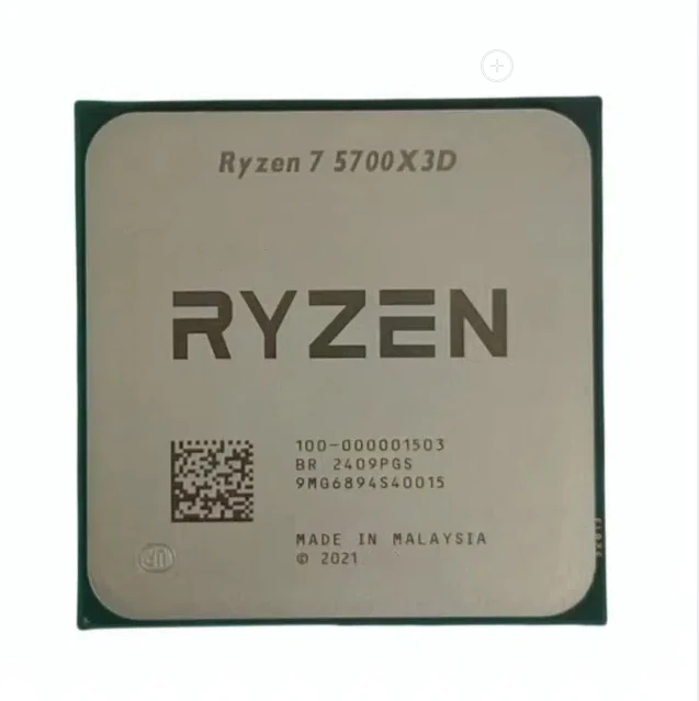 R7 5700X3D CPU in doos met 8 kernen en 16 threads versnelt tot 4,1 GHz Socket AM4 CPU-processor Prijs inclusief belasting