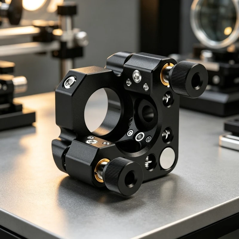 Optical Mirror Frame Diameter 0.5 Inch 12.7mm Lens Mounting Frame Pitch Adjustment Mirror Base Optical Adjustable Tool