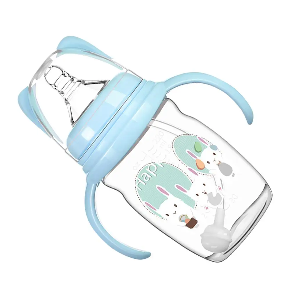 Anti-bloating Straw Bottle Baby Cup With Drinking Feeding for Infant Newborn Water