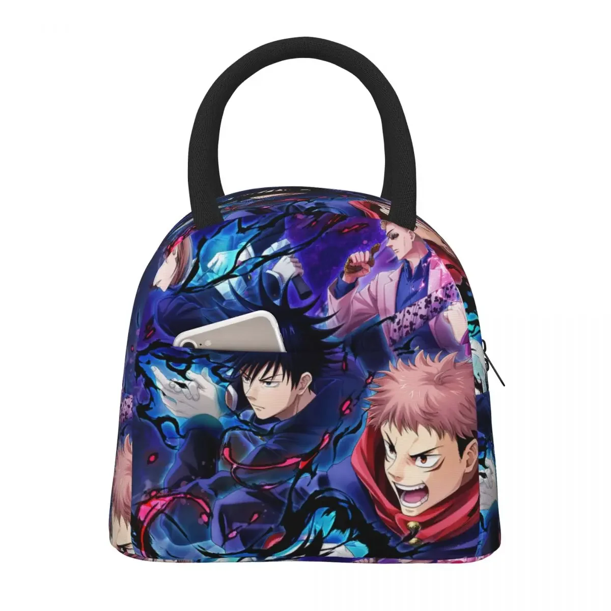 

Megumi Besto Friendo Jujutsu Kaisen Sukuna Anime Lunch Bags Bento Box Lunch Tote Picnic Bags Cooler Bag for Woman Children Work