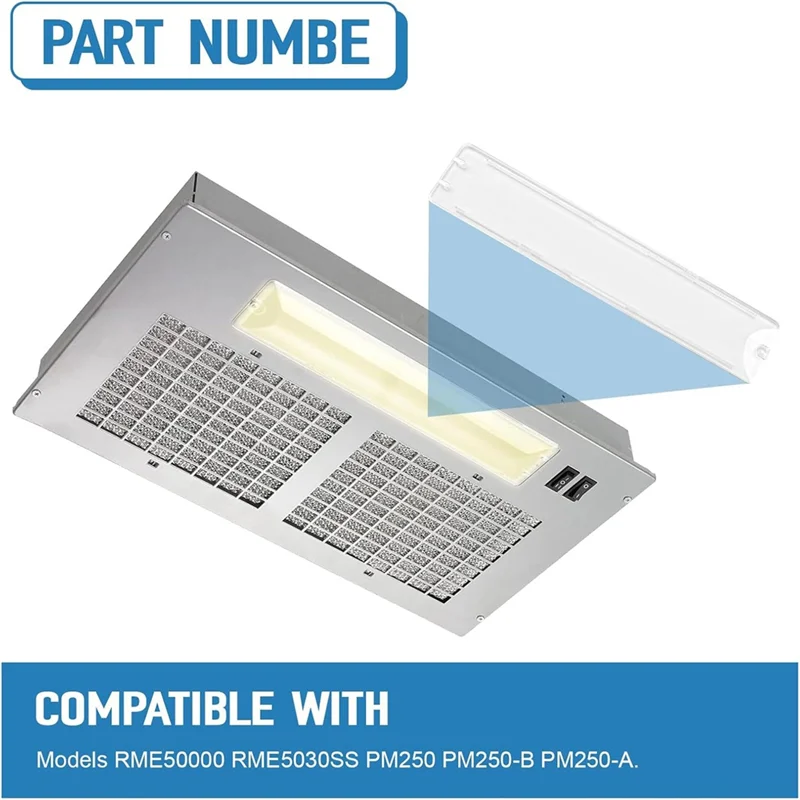 AD-Range Vent Hood Light Lens Replacement Forbroan Range Hood Parts Forbroan SB03294757 Part Range Hood Accessories