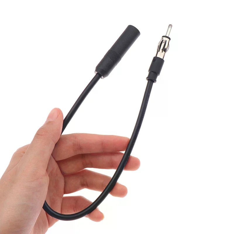 38cm Car FM AM Radio Car Antenna Extension Cable Cord DIN Plug Connector Coaxial Cable Car Radio Antenna Extension Cable