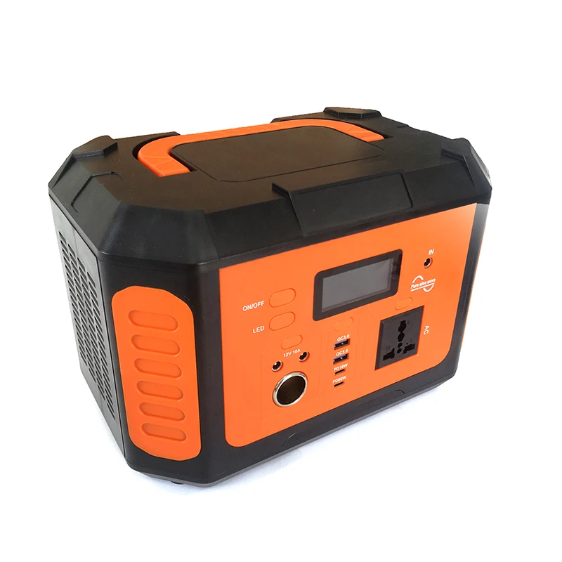 

Portable 500W Outdoor Power Station Solar Panel Rechargeable Energy Source For Outdoor Activities Including Flashlight Feature