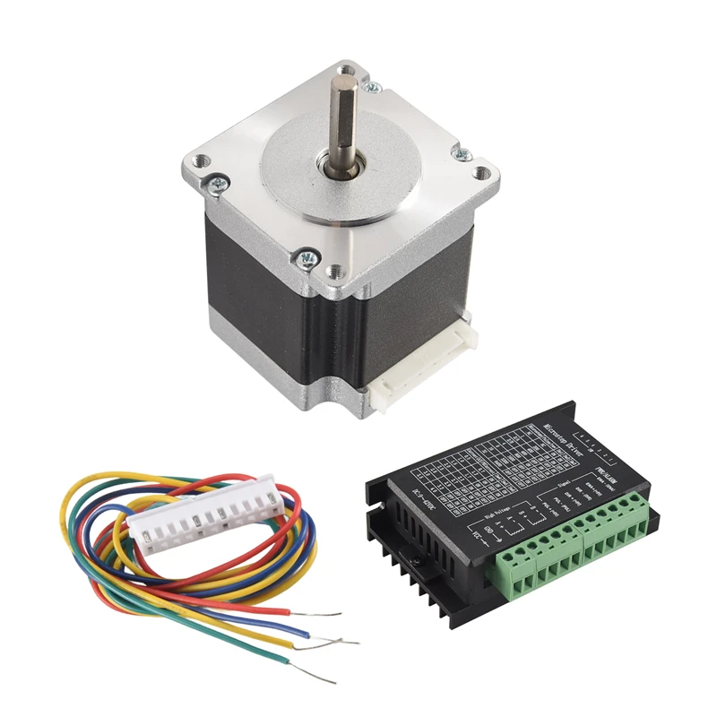

A15R -Nema 23 23HS5628 Stepper Motor 57 Motor 2.8A With TB6600 Stepper Motor Driver NEMA17 23 For CNC And 3D Printer Part Parts