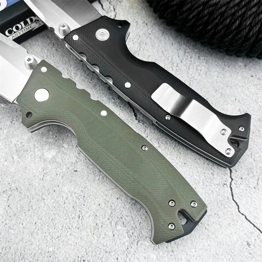 جديد CS AD-10 سكين للفرد 7Cr13Mov بليد في الهواء الطلق المحمولة EDC التخييم سكين جيب ، صلابة عالية المشي لمسافات طويلة سكين
