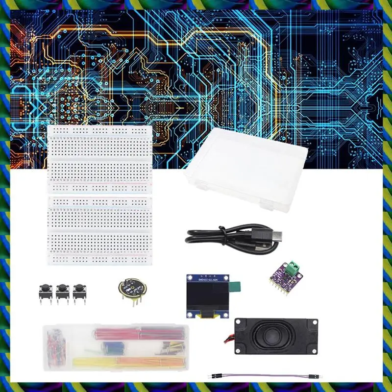Макет робота для ежедневного голосового чата с искусственным интеллектом, комплект ЖК-дисплея 0,96 дюйма для робота с голосовым чатом AI, макетная плата ESP32-S3