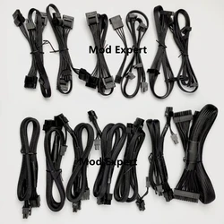 6+2 PCIe/4+4 CPU/SATA/PATA 4Pin, ATX 24Pin Power Cable for Corsair RM RM-i RM-x RM-e AX-i HX HX-i CS-M CX-M TX-M SF Modular PSUs