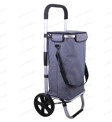 

Складная тележка для покупок с грузоподъемностью 50 кг, портативная тележка для супермаркета, портативная тележка для багажа для пожилых людей, портативная тележка-роллатор