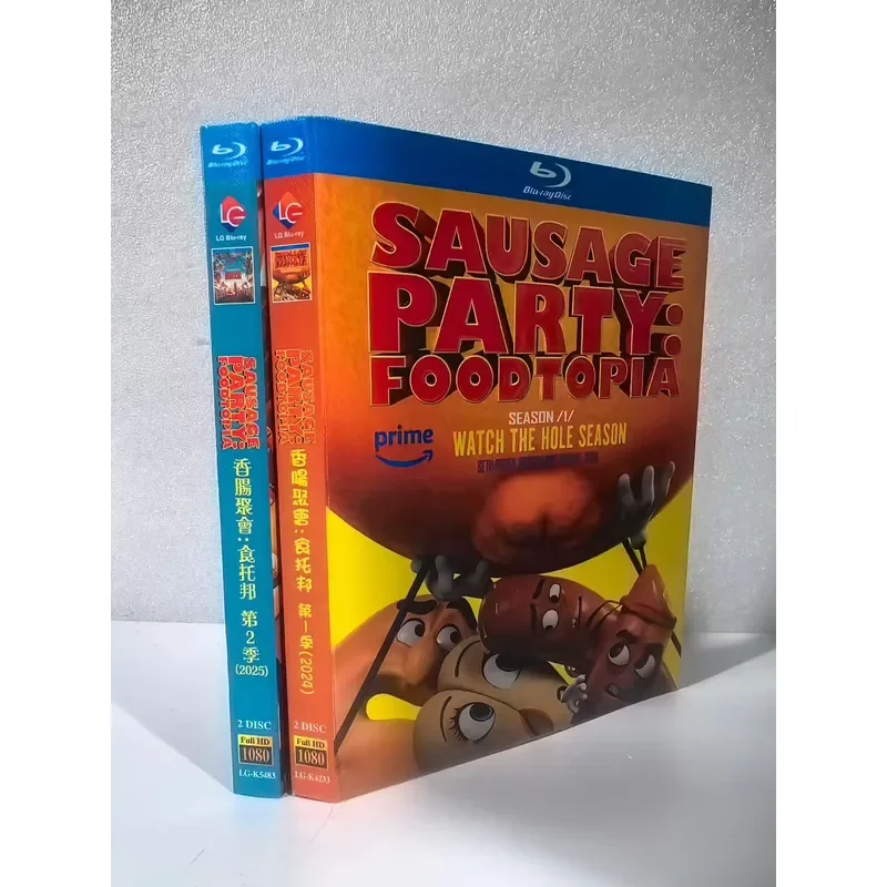 Sausage Party Foodtopia Season 1 and 2 Sets Blu-ray Disc