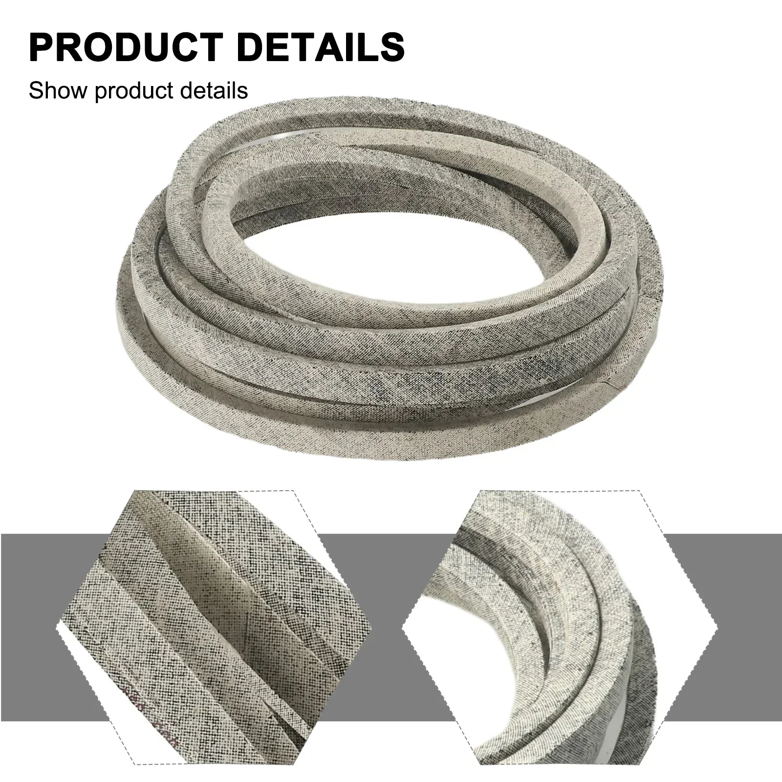 

Compatible With 155C Deck Belt GX21833 1/2" X 141" Belt High Resistance To Shock Loads For Belt Drive System For D140 For D150