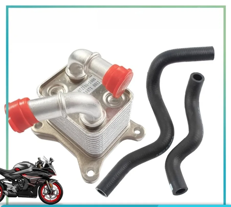 

Для мотоцикла CFMOTO 450SR масляный радиатор в сборе CF400-6 оригинальные впускные выпускные трубы масляного радиатора двигателя