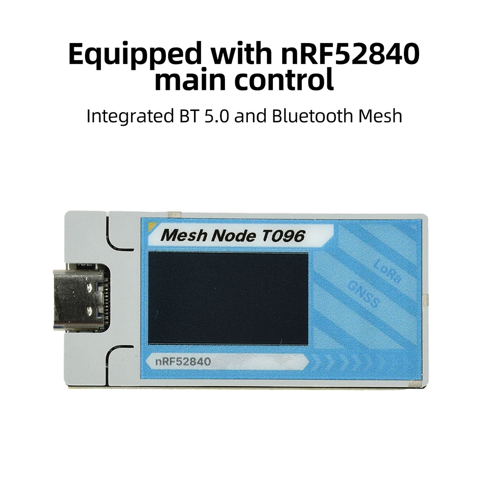 메쉬 노드 T096 Heltec Meshtastic 메쉬코어 개발 보드 nRF52840 SX1262 BT LoRa GNSS 통신 개발 보드 863-928 MHz