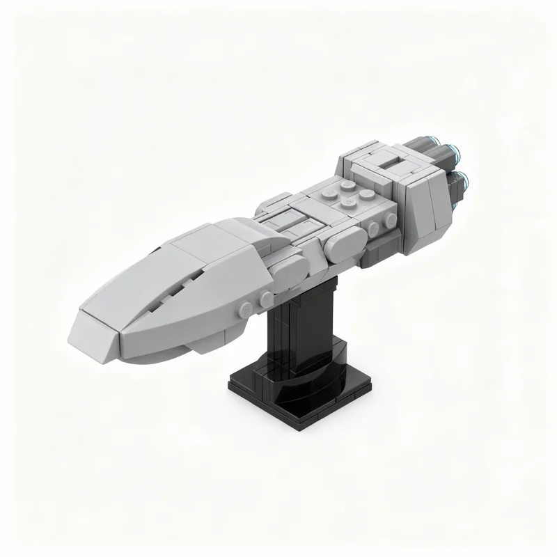 124pcs MOC Rendili StarDrive Dreadnaught-class Heavy Cruiser Legends Version Star Battle Model Building Blocks Christmas Gift