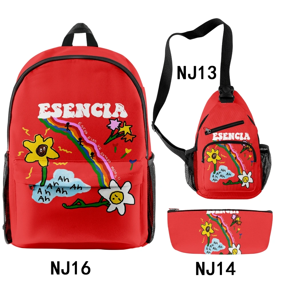 Humbe Esencia Rucksack dreiteiliges Set Unisex Schultern Tasche Mode Streetwear Reisetaschen