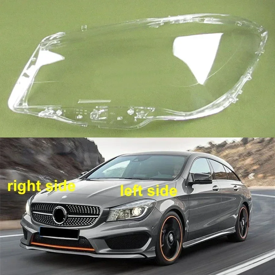 For 2013 2014 2015 2016 Benz W117 CLA 180 200 220 250 260 Car Accessories Headlight Cover Lampshade Headlamp Lens Plexiglass