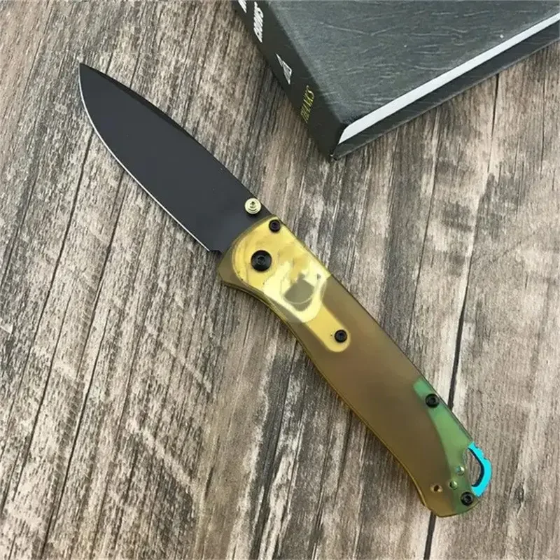 

BM 535 Pocket Folding Knife High Quality D2 Blade PEI Handle Camping EDC Knife Hunting Tactical Self Defense Portable Tool