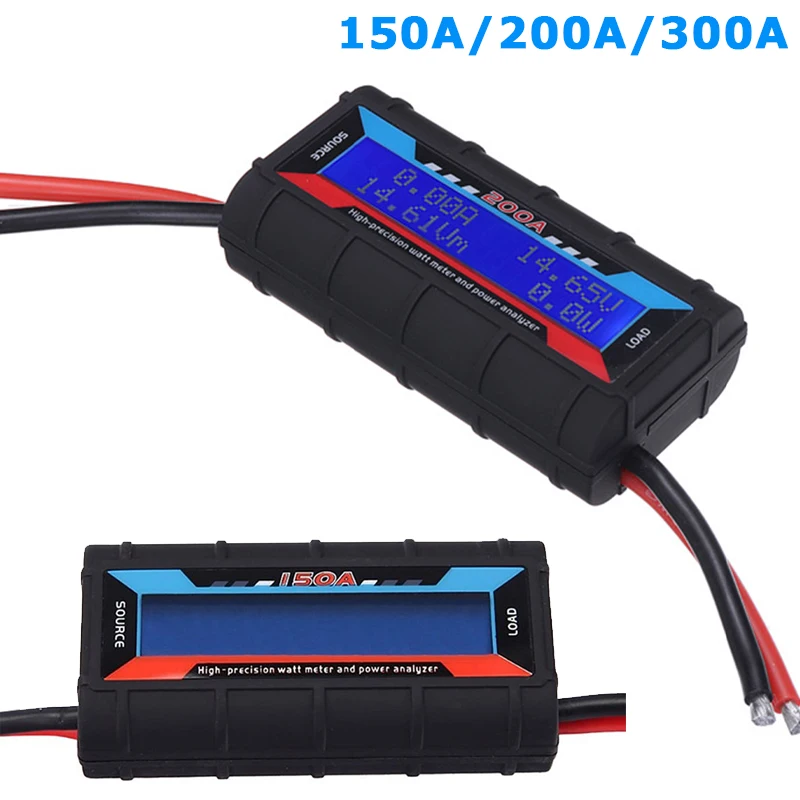 150A 200A 300A LCD جهاز اختبار بطارية لاسلكي رقمي 60 فولت واط متر الطاقة فولت أمبير مراقب محلل RC محلل بطارية الطائرة #1
