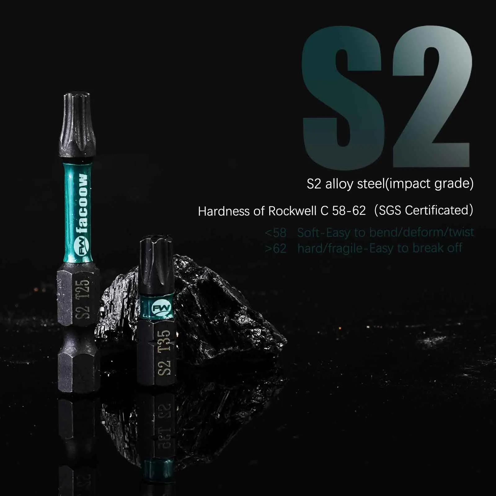 مجموعة لقم توركس مكونة من 26 قطعة (T5-T40) مع أطراف مغناطيسية، مجموعة لقم عزم دوران طويلة مقاس 1 بوصة و2 بوصة وتمديد سريع القفل ذاتي التغيير #5