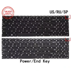 Teclado para ordenador portátil US/RU/SP para ASUS X542 X542U/UR/UA/UN/UQ X580B K542 A542 A580U F580U FL8000 FL8000U R542 R542U V587U V870 UQ8550