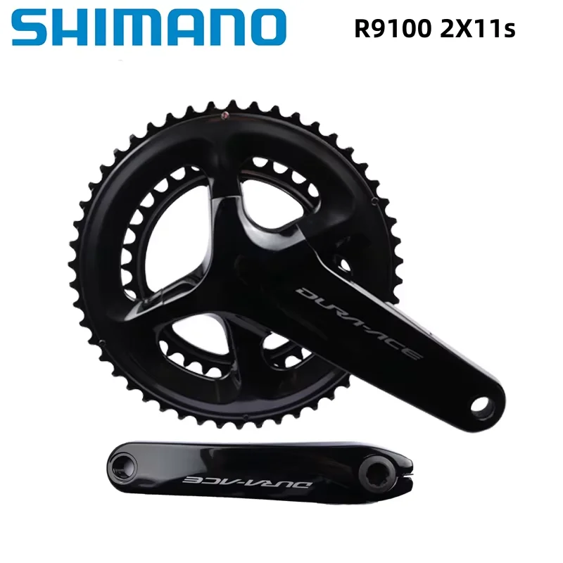 

SHIMANO DURA-ACE R9100 Шатуны 2x11s Шоссейный велосипед FC-R9100 170 мм 52-36T Шатуны Оригинальные HOLLOWTECH II