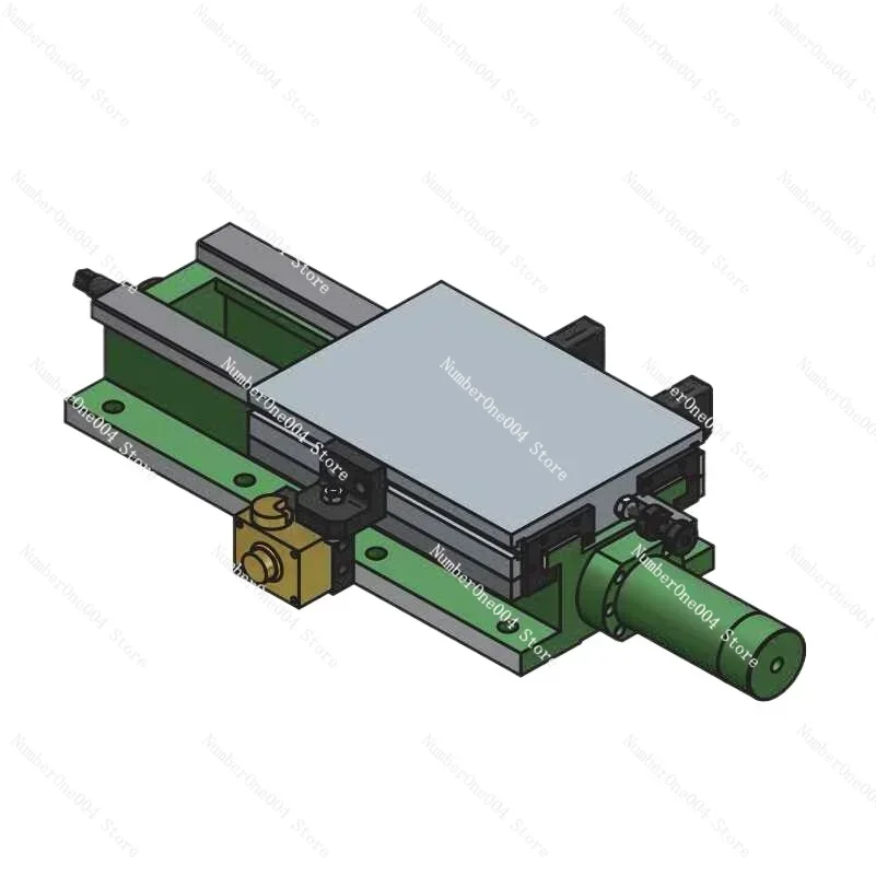 Suitable for heavy-duty hydraulic slider CNC machine tool rectangular oil cylinder single character worktable drilling