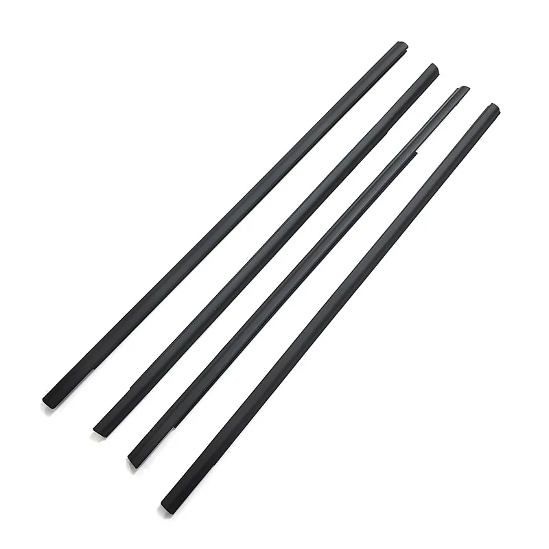 4PCS Car Outer Windows Rubber Weatherstrip Sealing Strip For For Nissan X-Trail T31 2008-2013