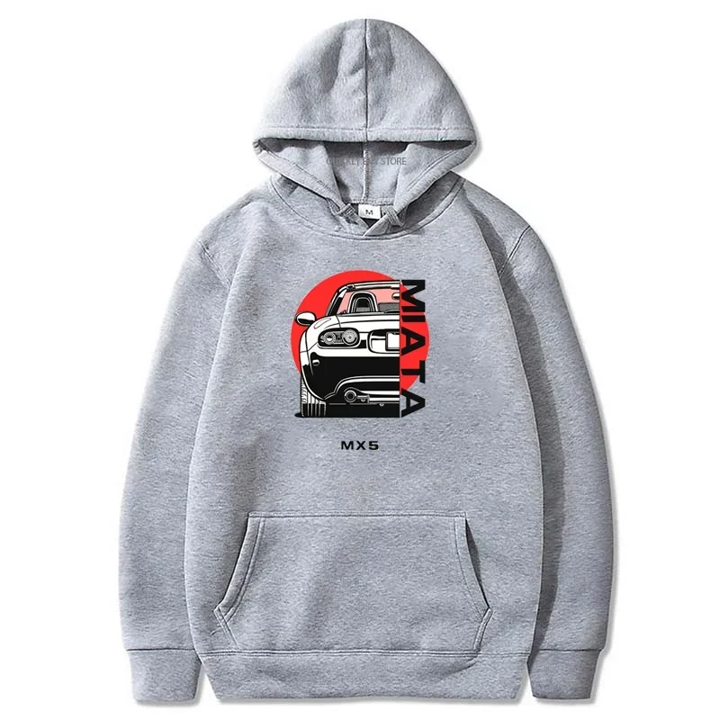 Initial D JDM MIATA MX5 Theme  Y2k Sweatshirt Hooded Shirt Essentials Hoodie Sweatshirts for Men New Hoodies & Men's Clothing