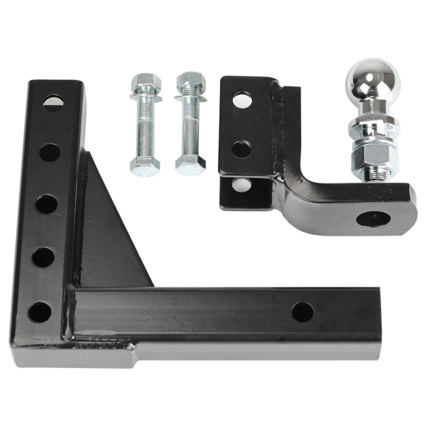 10 Inch Trailer Arm Adjustable Connecting Rod Ball Car Rear Towing Hook Off-Road Car RV Yacht Modification Accessories