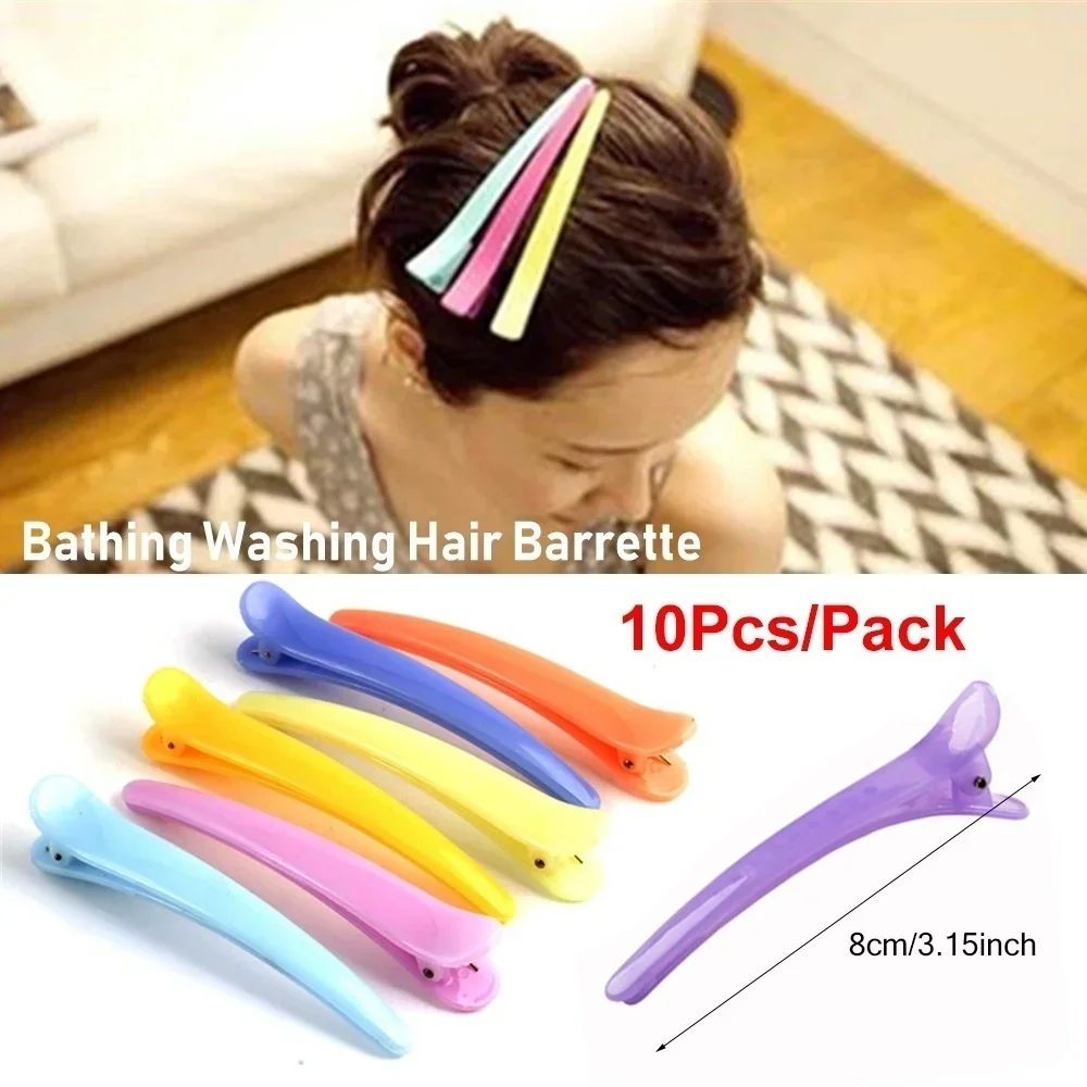 10pcs Plastic Hairpin （Random Color）