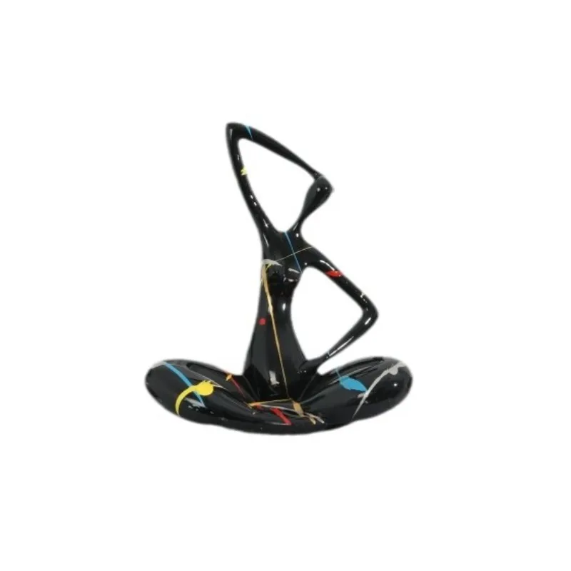 

Modern creative color character resin handicraft gifts home living room study office soft decoration ornament