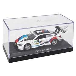 CCA MSZ 1:43 BMW M4 DTM Lamborghini Maserati McLaren Land Rover Guard Benz modello di auto con casco scatola acrilica giocattolo per auto in lega