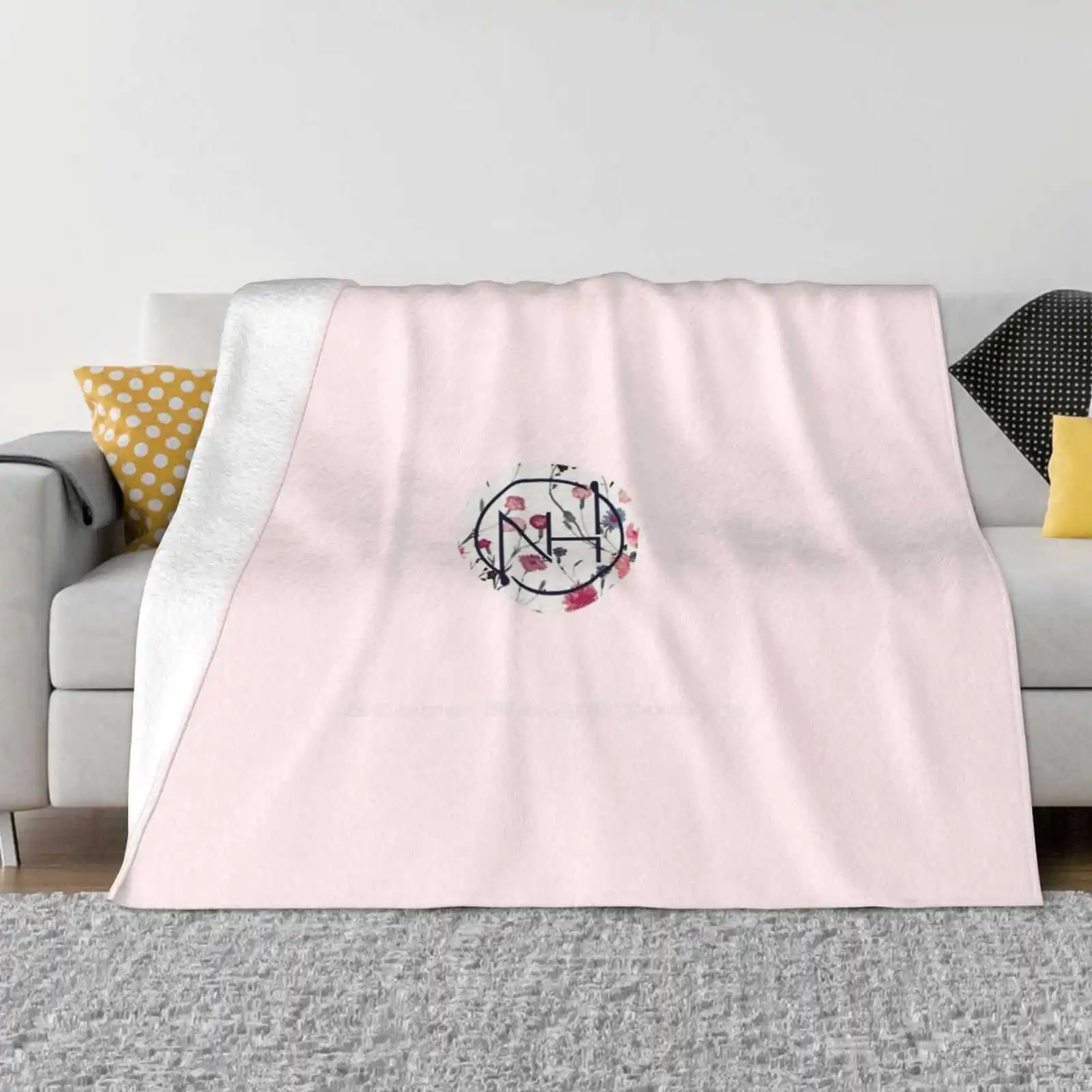 

Niall Floral Logo Top Quality Comfortable Bed Sofa Soft Blanket Niall 1D Liam Payne Niall 2017 Niall Case Nh1 Solo Niall Slow