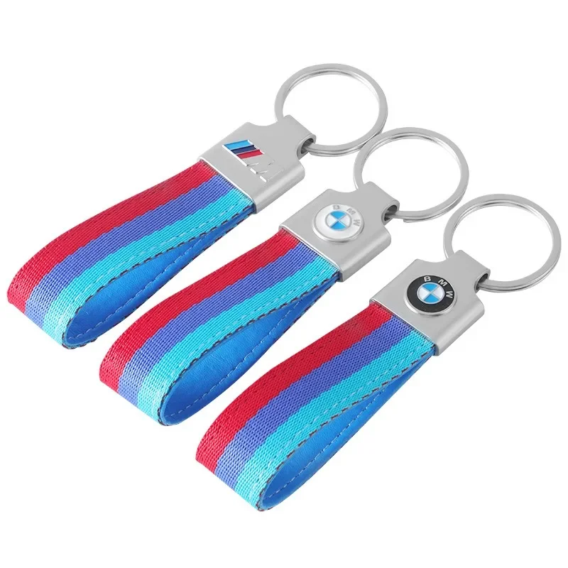 1pc Car Keyring Keychain Auto Logo Key Holder for BMW M Power Performance M3 M5 X1 X3 X5 X6 E46 E39 E36 E60 E90 Car Accessories