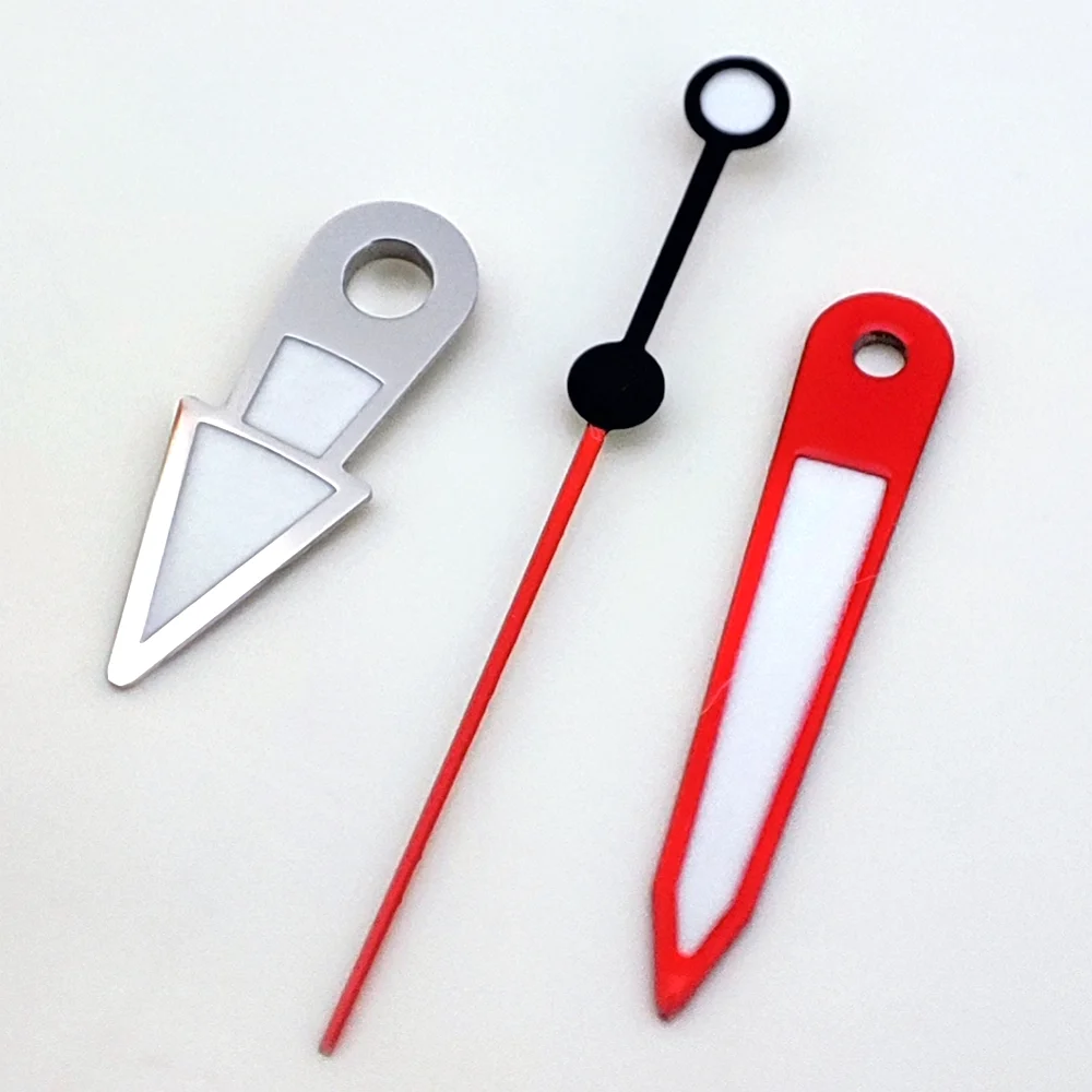 เข็มนาฬิกา NH35มือแดง/ดำเหมาะสำหรับ NH35/NH36อะไหล่เปลี่ยนนาฬิกา