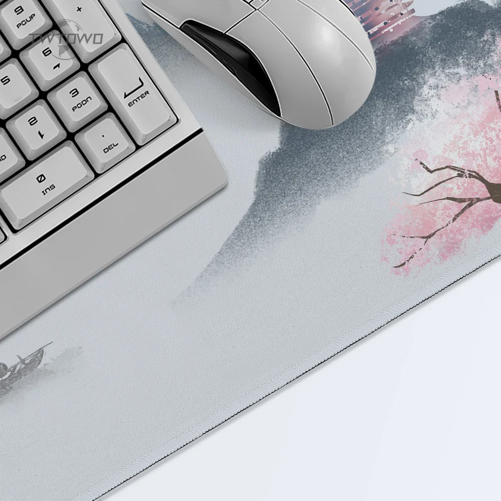 Mouse Pad Gaming Landscape Painting XL Home New Custom Computer Mousepad XXL Non-Slip Office Accessories Table Mat Mice Pad