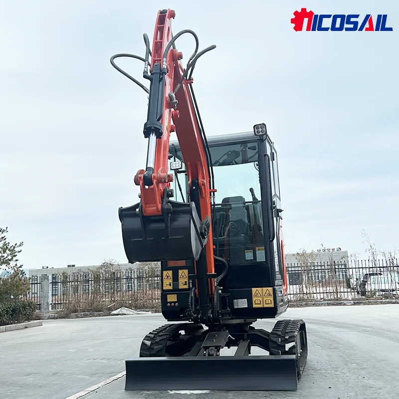 

Chinese Excavator Mini Digger With Attachments Factory Directly New Crawler Excavator 2.5 Ton Multifunctional Farm Digger