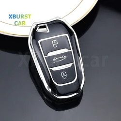 TPU Shell For Peugeot 308 408 508 2008 3008 4008 5008 Citroen C4 C4L C6 C3-XR Picasso DS3 DS4 DS5 Car Remote Key Case Cover