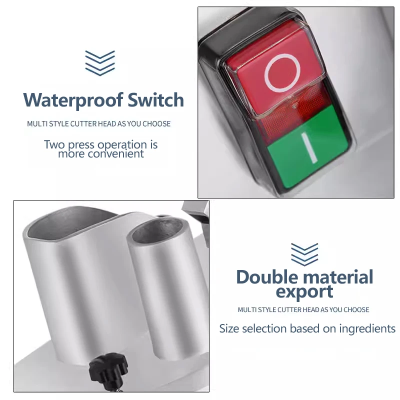 آلة تقطيع الخضروات الكهربائية ، آلة تقطيع الملفوف ، قاطع الفلفل والزنجبيل ، قاطع الفولاذ المقاوم للصدأ ، متعددة الوظائف