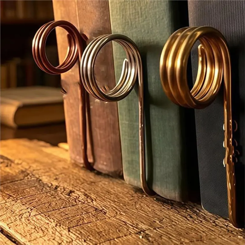 AT82-For Bookmark Page Holder Ring For Book For Book Lovers, Reading Ergonomic Thumb Finger Rings,3Pcs Set