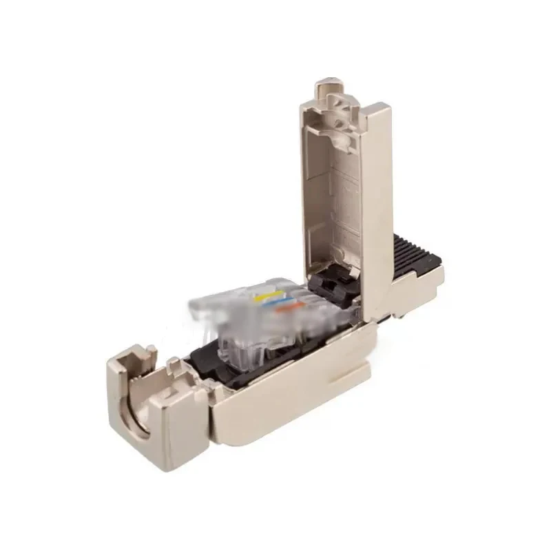 Imagem -02 - Conector de Cabeça de Cristal Plugue de Núcleos Compatível com Siemens 6gk19011bb10 Profinet-rj45