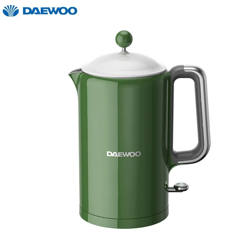 

DAEWOO Electric Kettle 304 Stainless Steel Smart Temperature Setting Fast Boil Kettle Baby Constant Insulation Teapot 1.5L