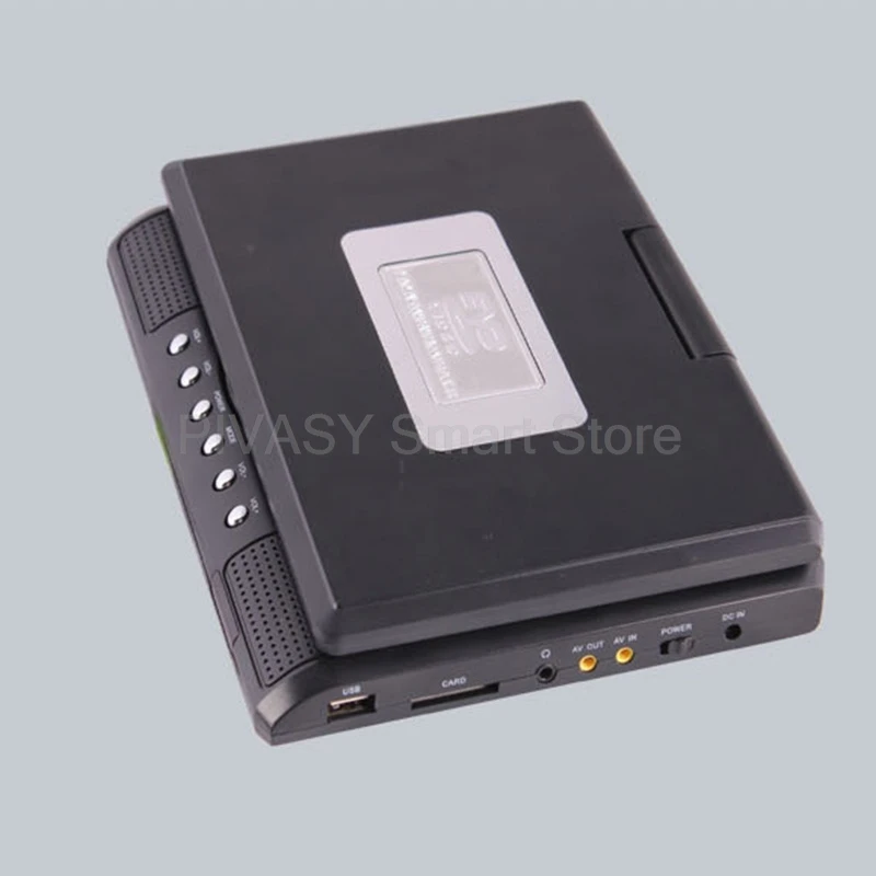 7,8-дюймовый портативный DVD-плеер HD EVD Mini TV CD Воспроизведение с 270 °   Вращение с батарейным ТВ-приемником Поддержка USB/SD-карты для путешествий