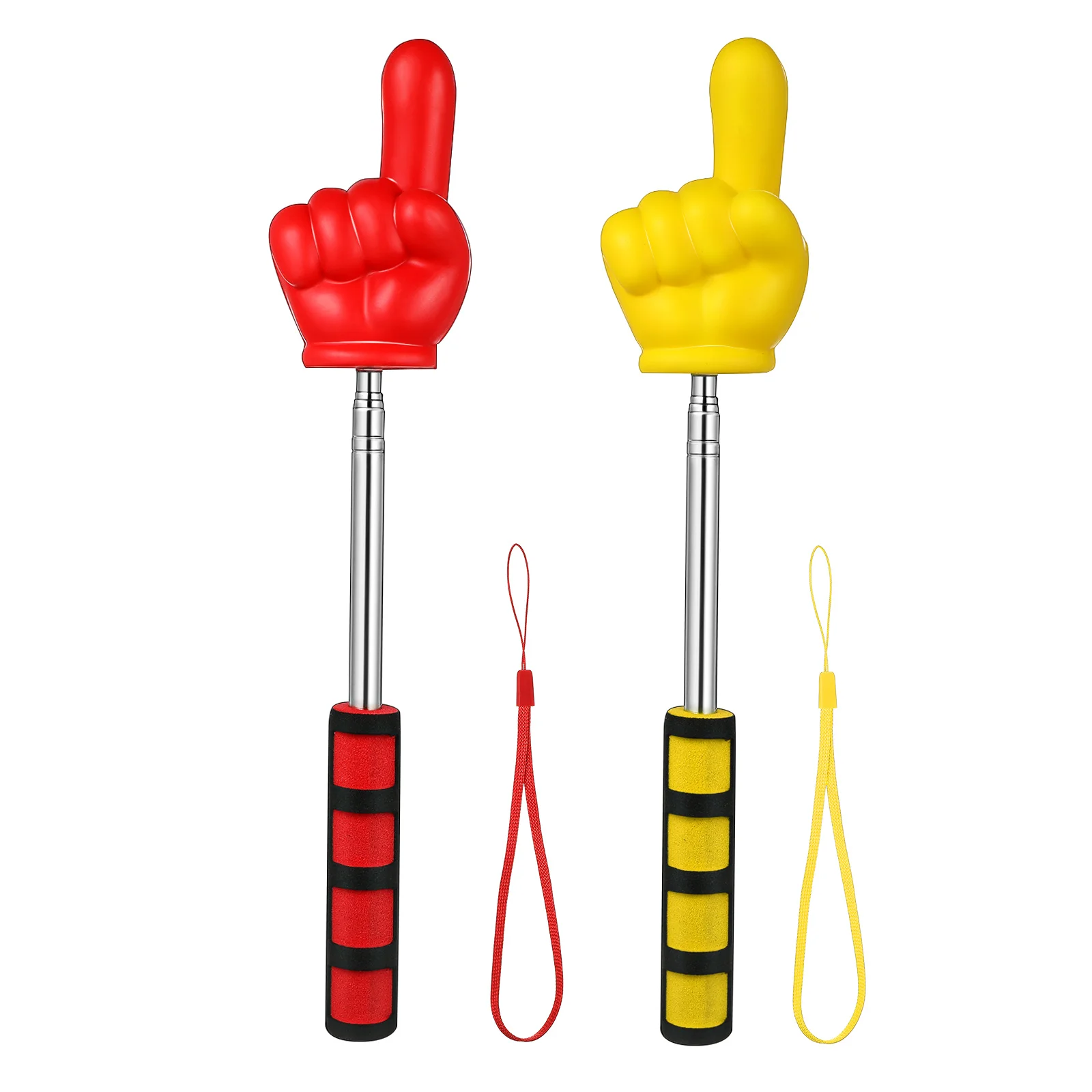 2 Pcs Indicator Stick Finger Pointers Sticks Hand Classroom Primary School