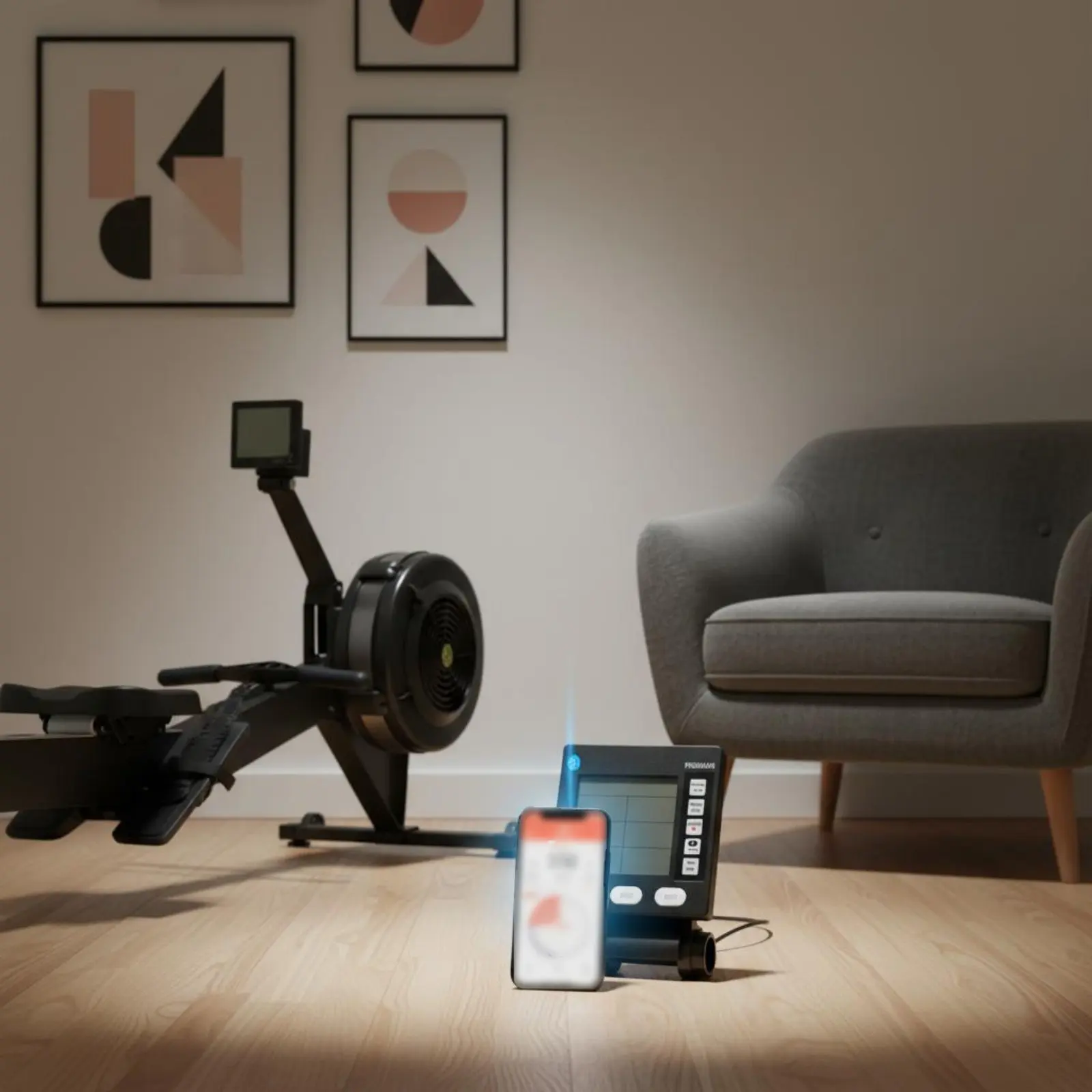 display-per-macchina-da-canottaggio-con-pulsanti-multifunzione-console-bluetooth-contatore-fitness-schermo-facile-da-leggere-per-allenamento-domestico