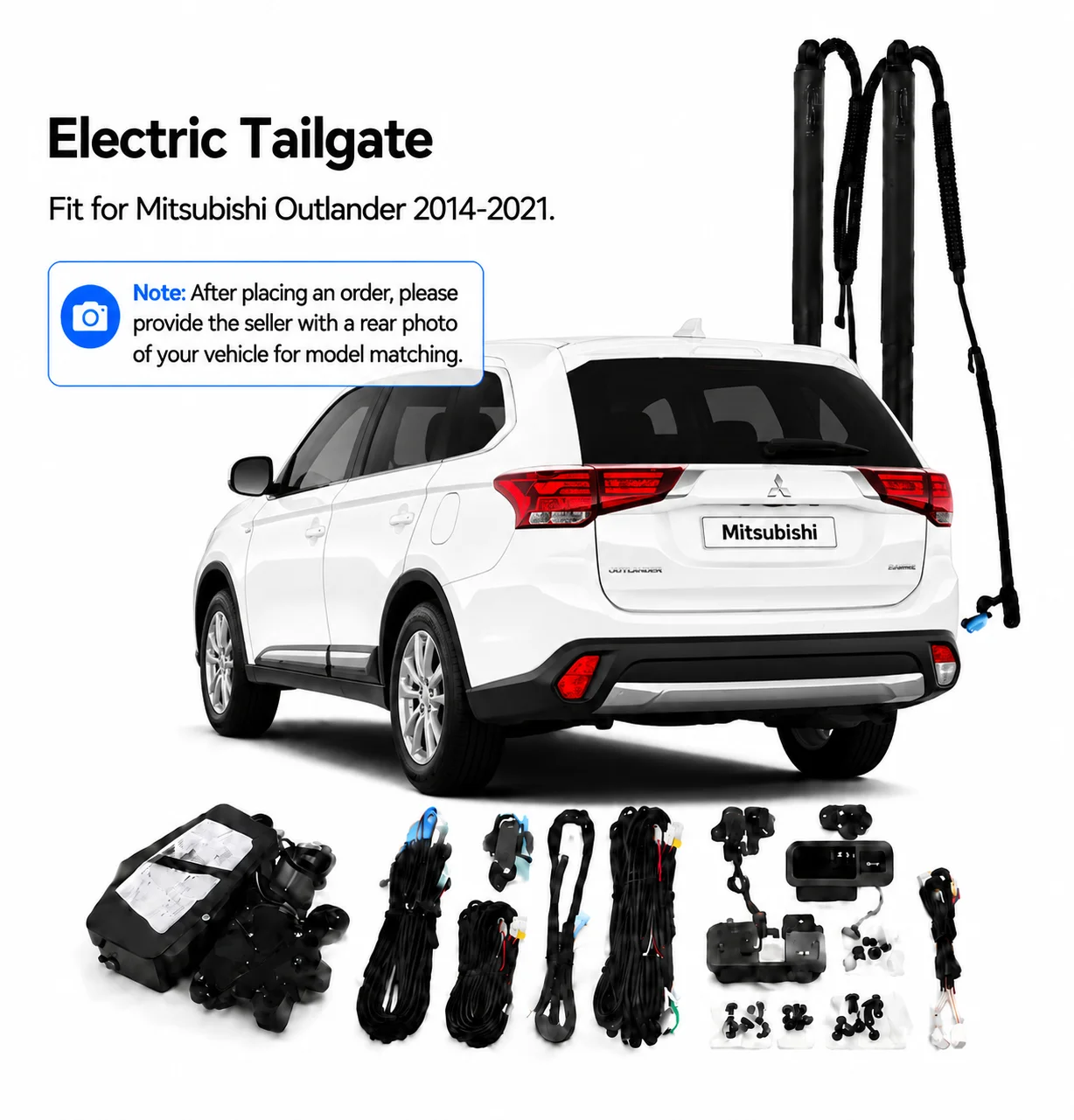 Power Electric Tailgate Kit Auto Rear Trunk Lift Retrofit Kit For Mitsubishi Outlander 2014‑2021 Car Modification Accessories