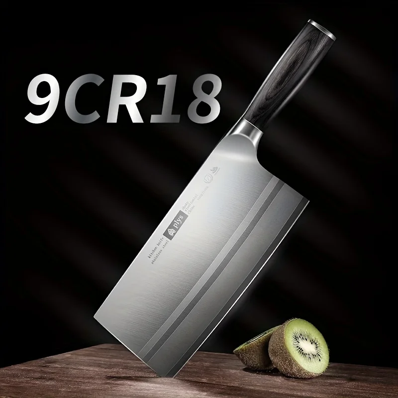 The kitchen knife is super sharp and specially designed for chefs to slice vegetables, chop bones, and cut knives. Kitchen L9195
