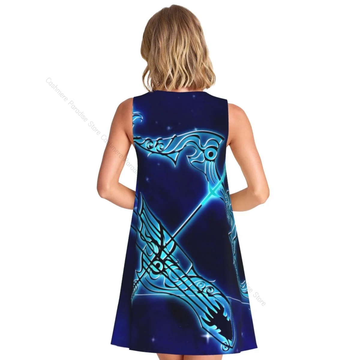 ชุดสตรี Star Sign ฤดูร้อน Casual T เสื้อชุดชายหาดชุดถัง